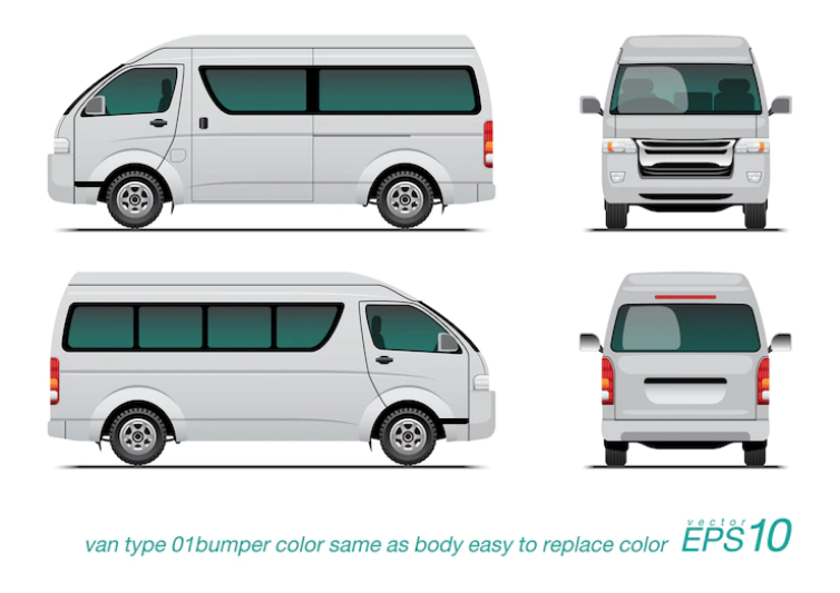 Passenger van